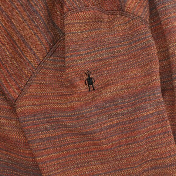 Smartwool Men's Classic Thermal Merino Base Layer Pattern 1/4 Zip L - Picture 4 of 5